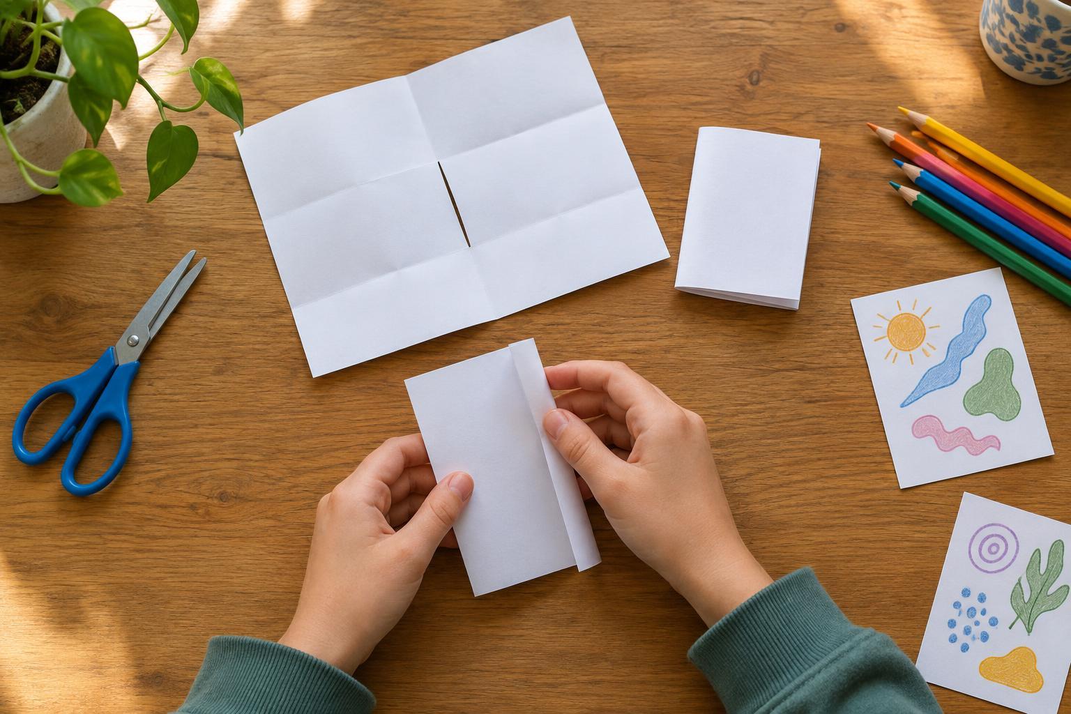 How to Make a Mini Zine from One Sheet of Paper