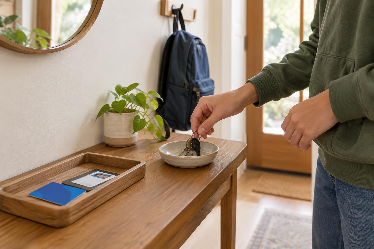 A Simple System for Keeping Track of Keys and Everyday Essentials