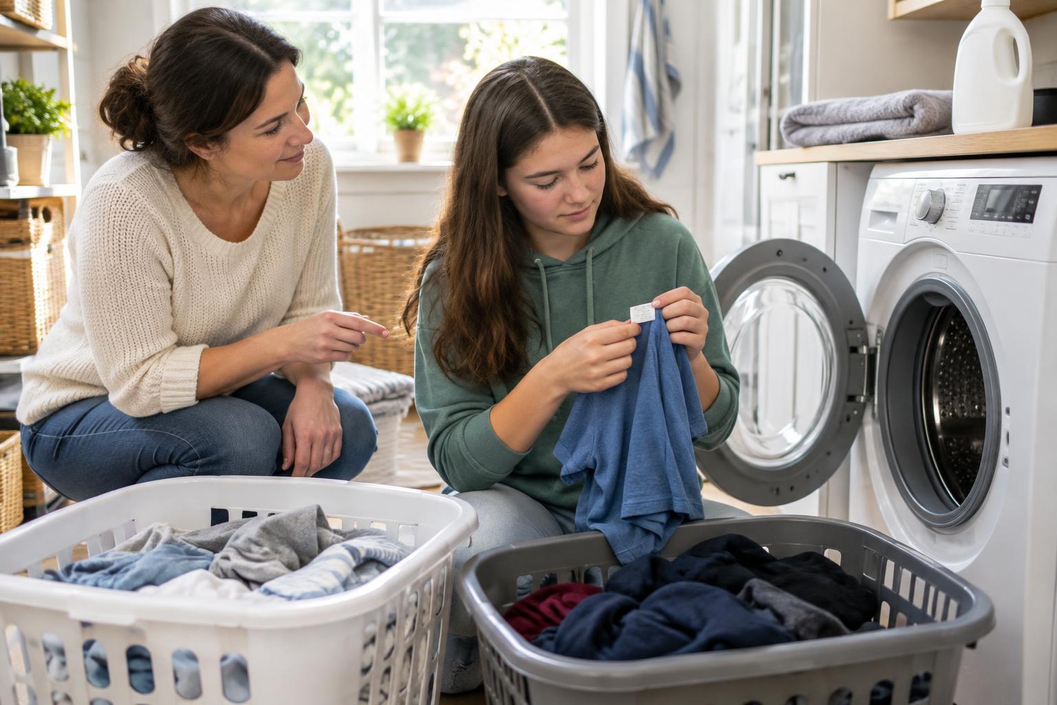 Laundry Basics: Sorting Clothes, Reading Labels, and Choosing a Wash Cycle